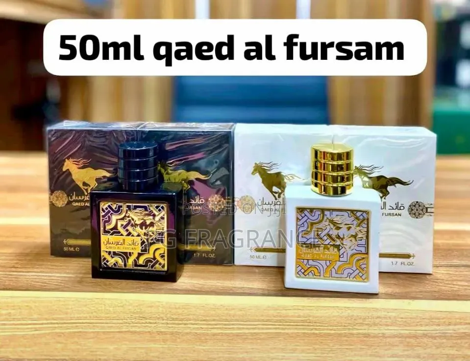 Original Lattafa Qaed Al Fursan Perfume (Black Unlimited)