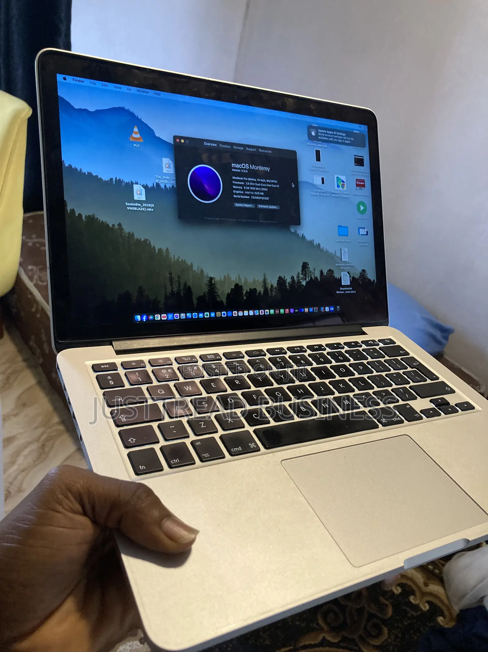 Laptop Apple MacBook Pro 2015 8GB Intel Core i5 HDD 256GB
