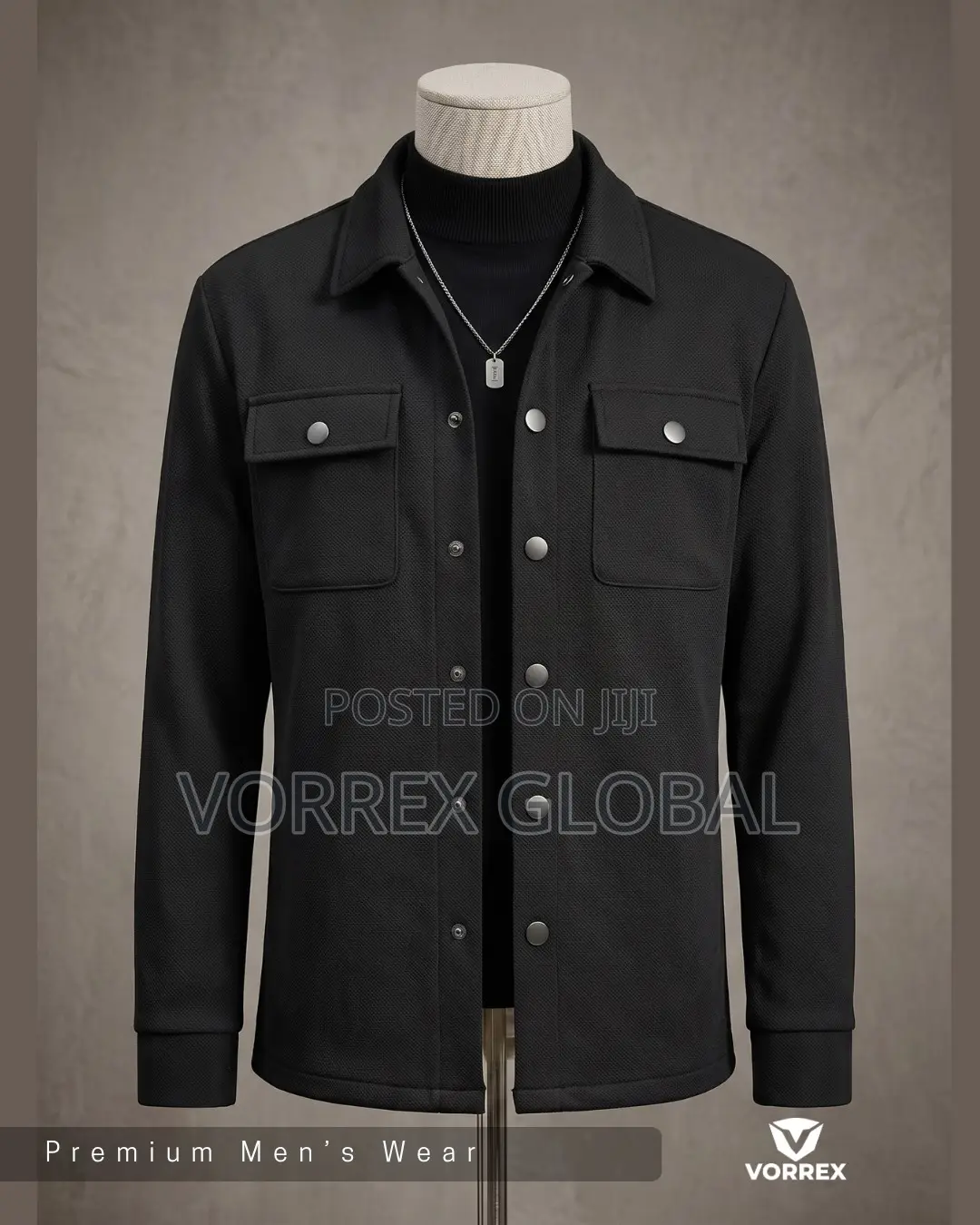 Soft Cotton Overshirt Jacket