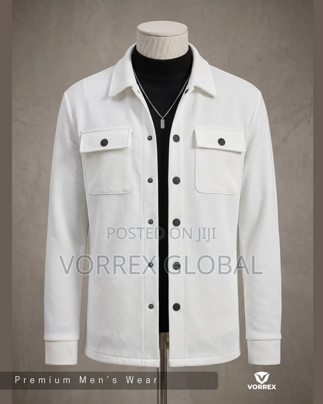 Soft Cotton Overshirt Jacket