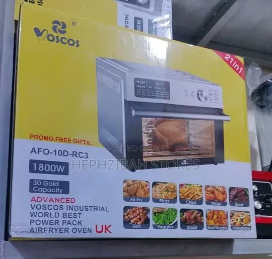Voscos 30L Air Fryer Oven Dehydrator Toaster Grill Large Capacity