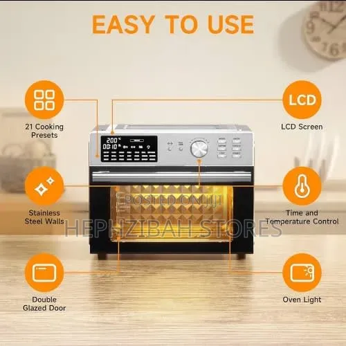 Voscos 30L Air Fryer Oven Dehydrator Toaster Grill Large Capacity
