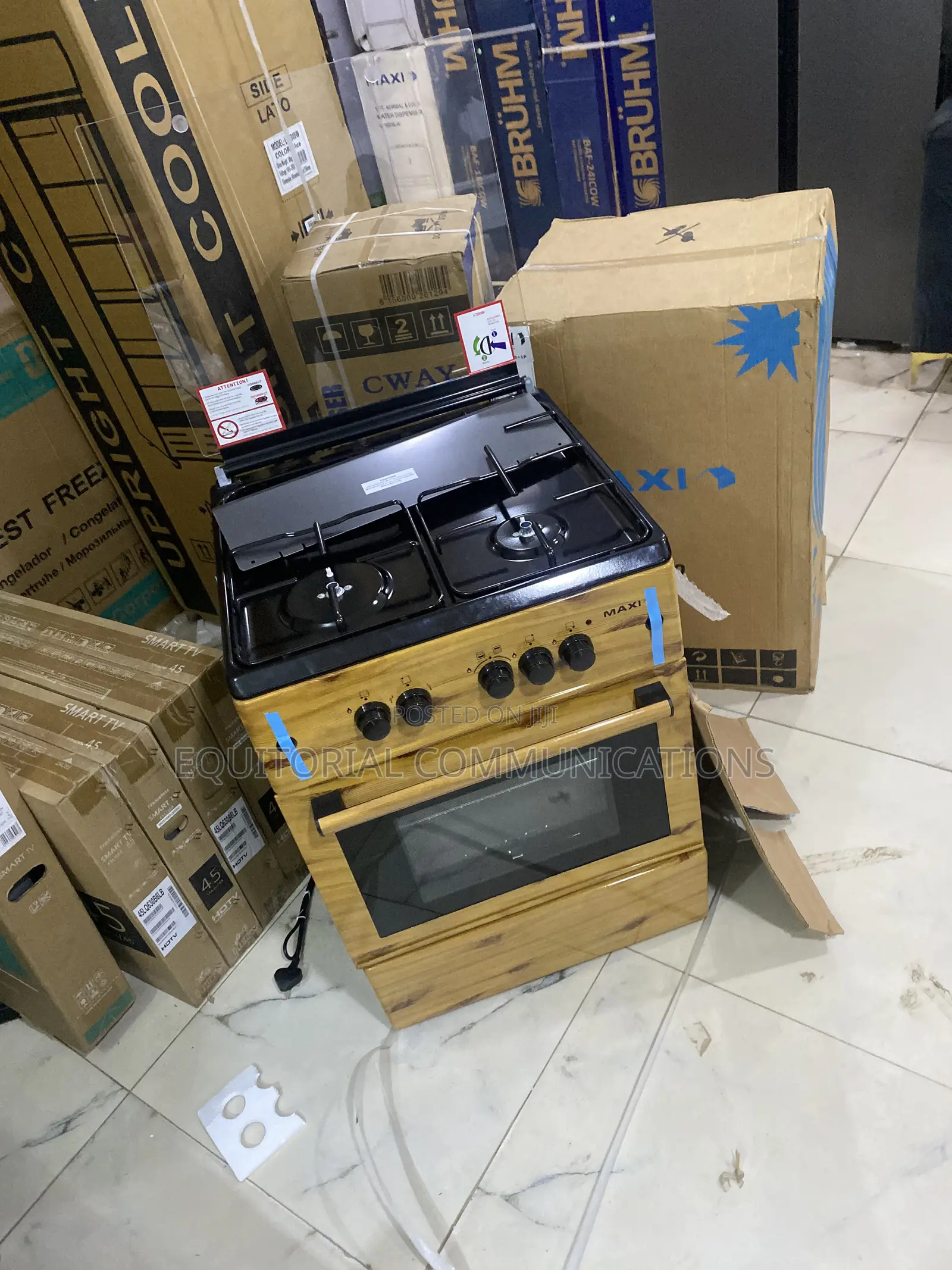 Maxi 6060 3+1 Wood Standing Cooker – Beautiful Cooker for Everyday