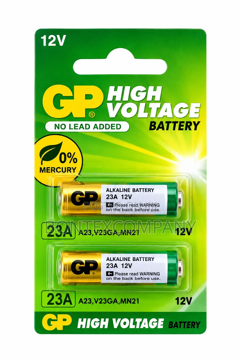 GP High Voltage 23Ahs 12V Alkaline Battery
