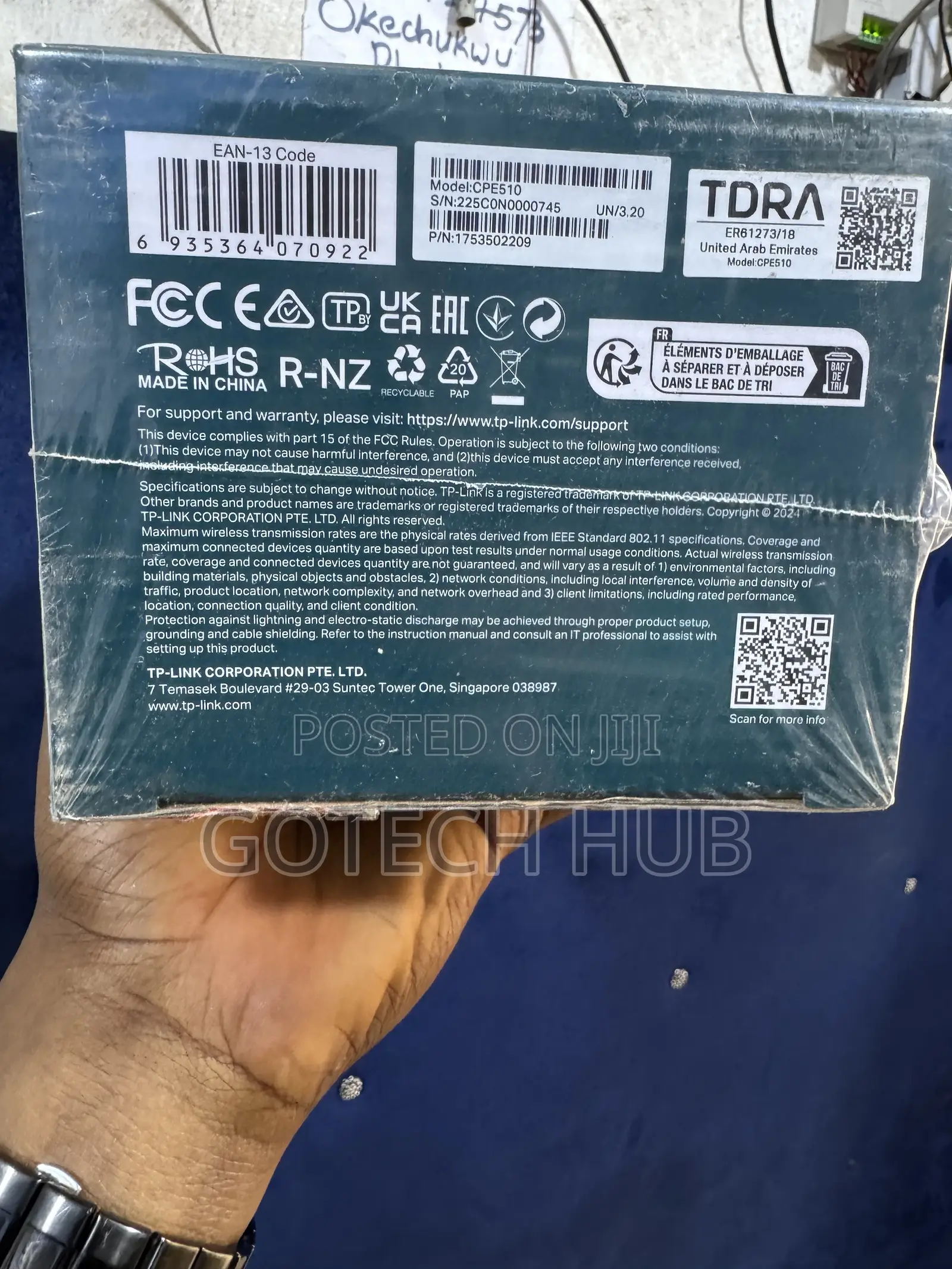 Tplink 5GHz 300 MBPS Outdoor CPE510
