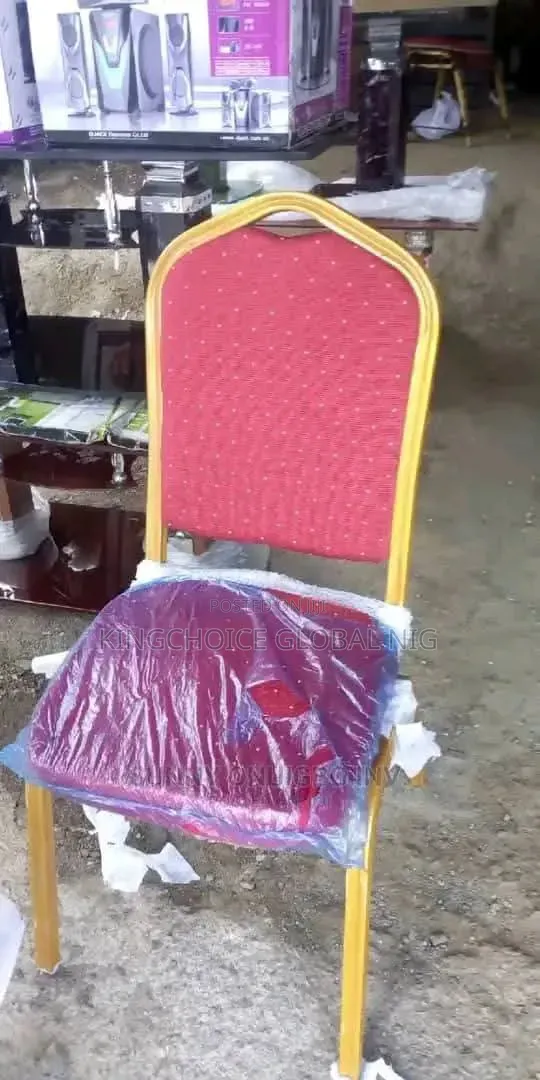 Blue and Red Banquet Chairs