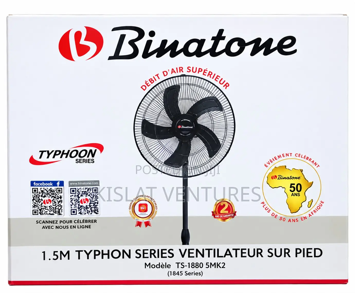 Binatone 18" Standing Fan - TS-1880MK2