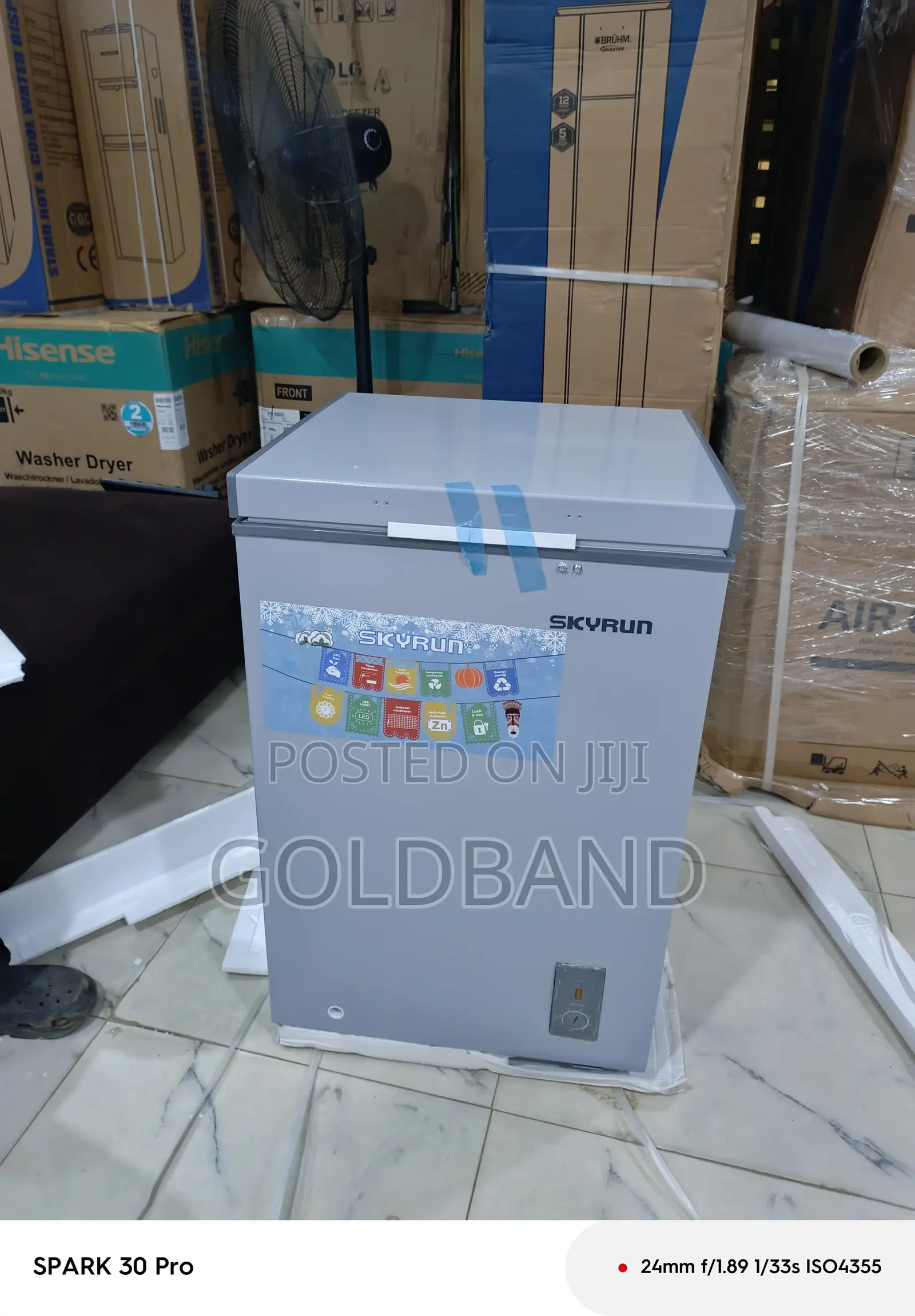 Skyrun BD-90A Chest Deep Freezer – New