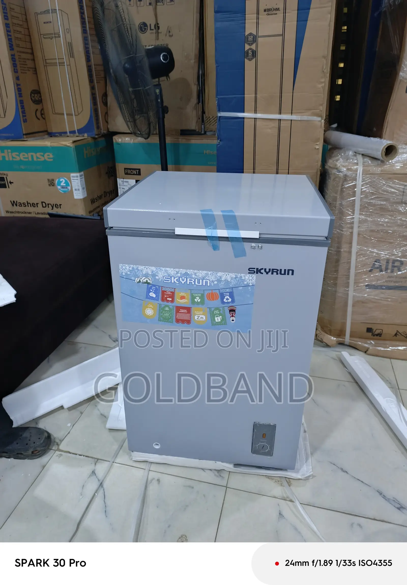 Skyrun BD-90A Chest Deep Freezer – New