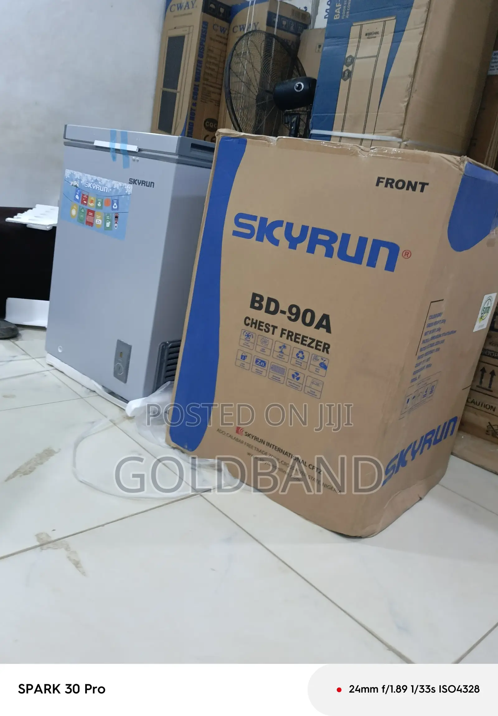 Skyrun BD-90A Chest Freezer – Space Saving