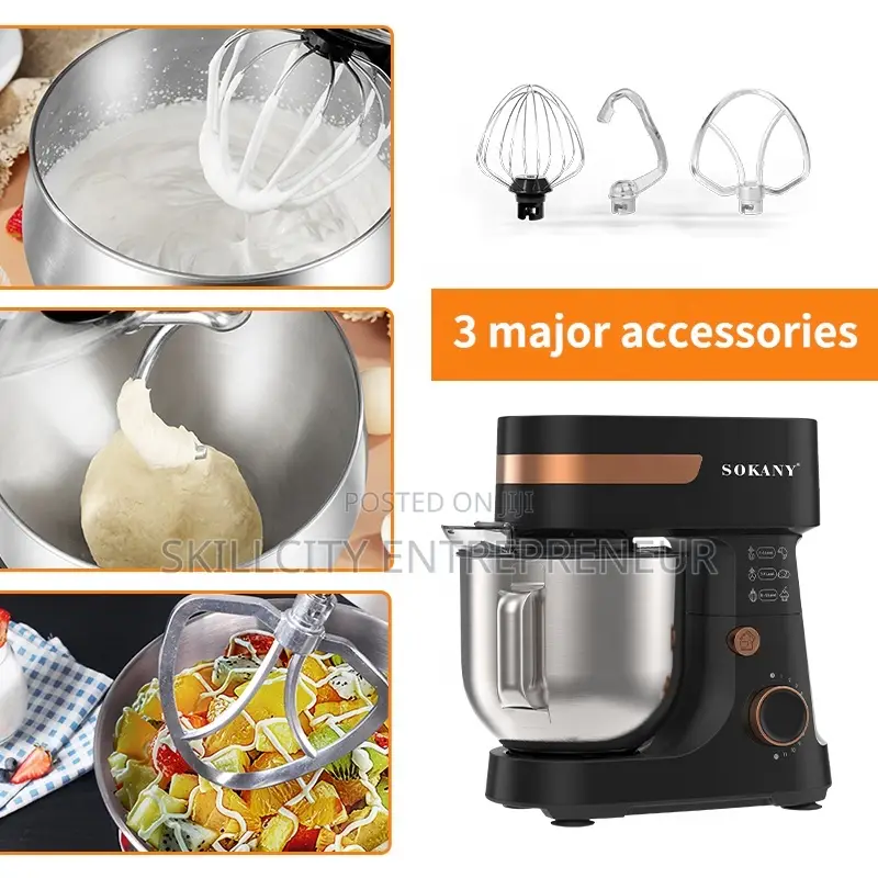 Sokany 6l Kitchen Master Stand Mixer