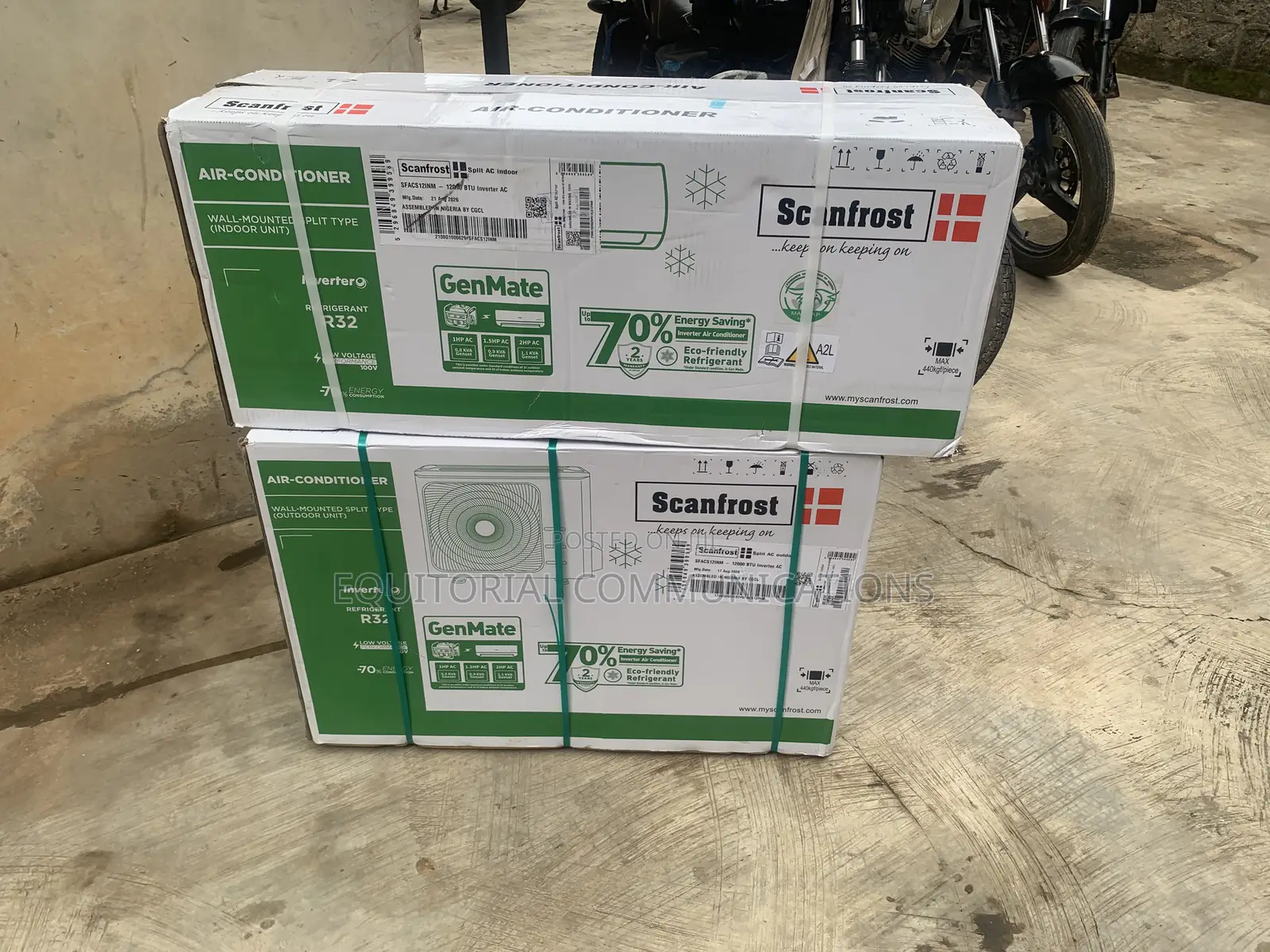 Scanfrost 1.5HP Inverter Cooling AC SF-ACS12INM