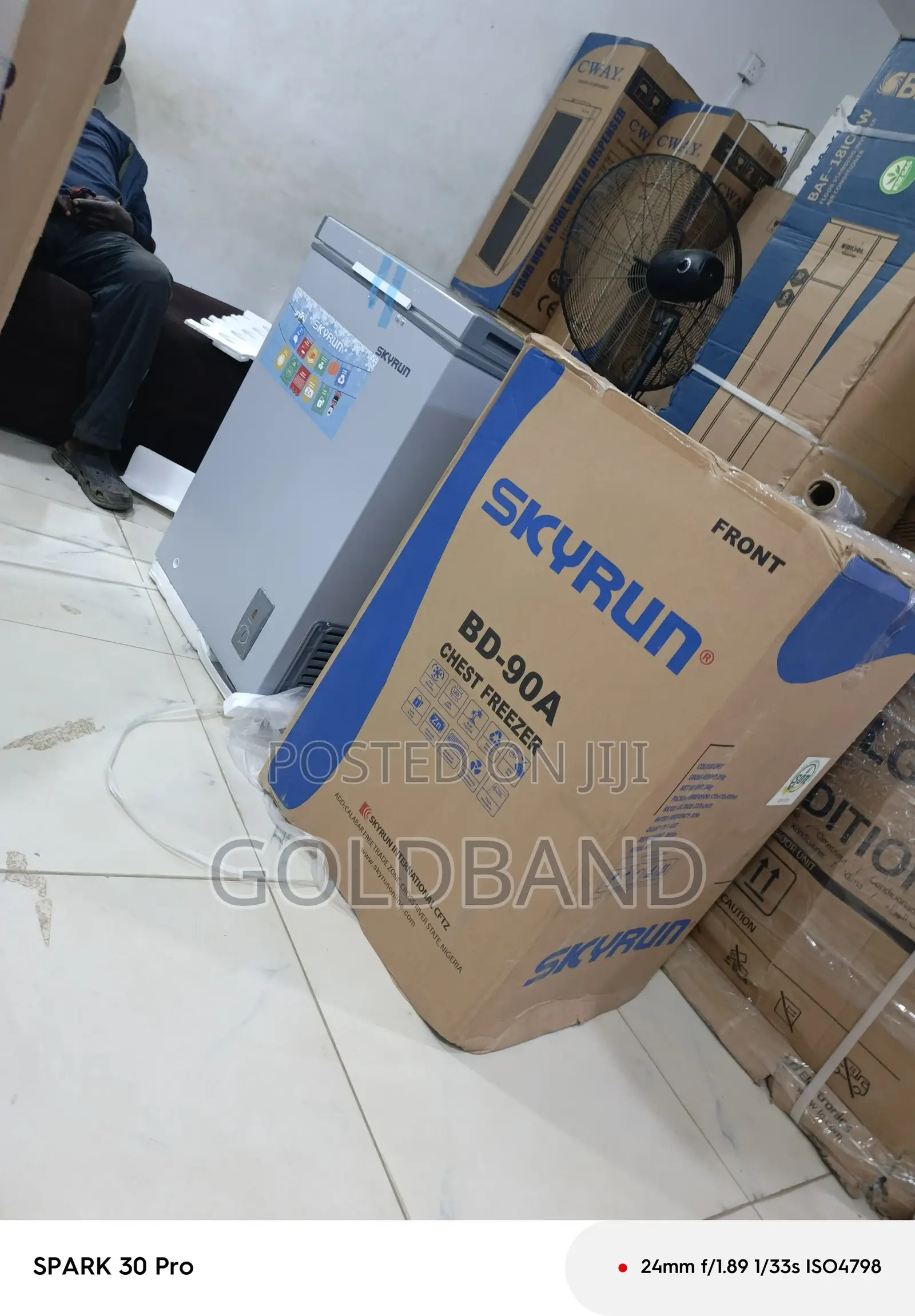 Skyrun BD-90A Deep Freezer – Brand New Unit