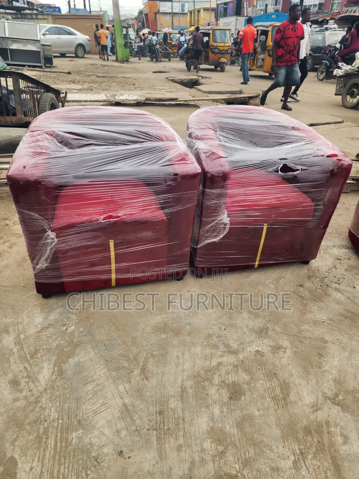 Neatly Padded Single Seater Sofa Couch.