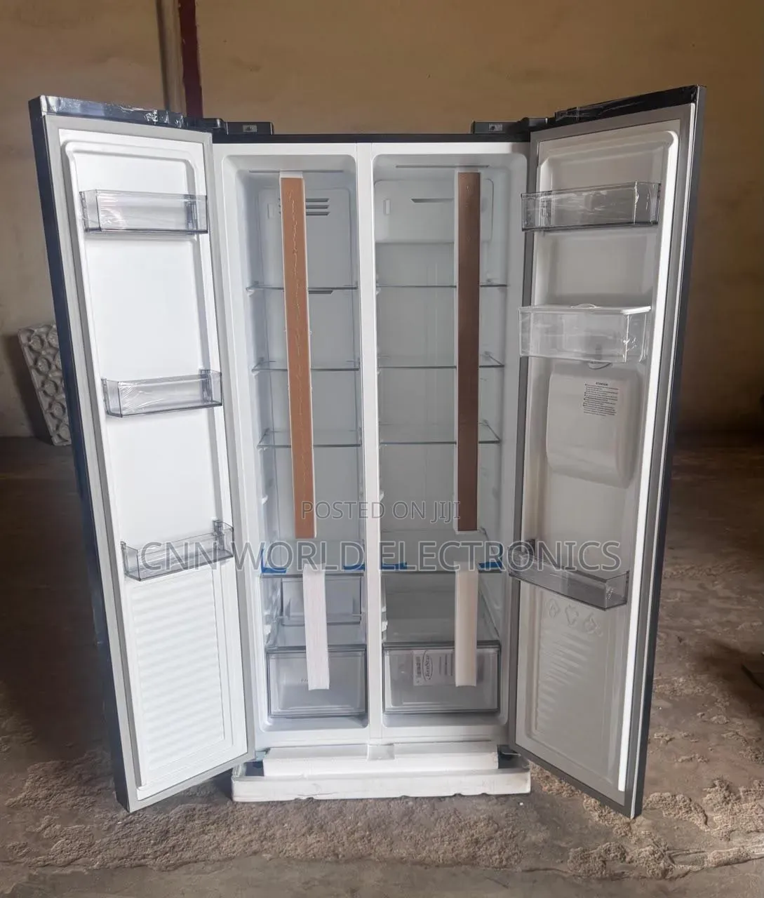 New Kenstar 510L Side by Side Fridge With Dispenser (Inverter) 2years