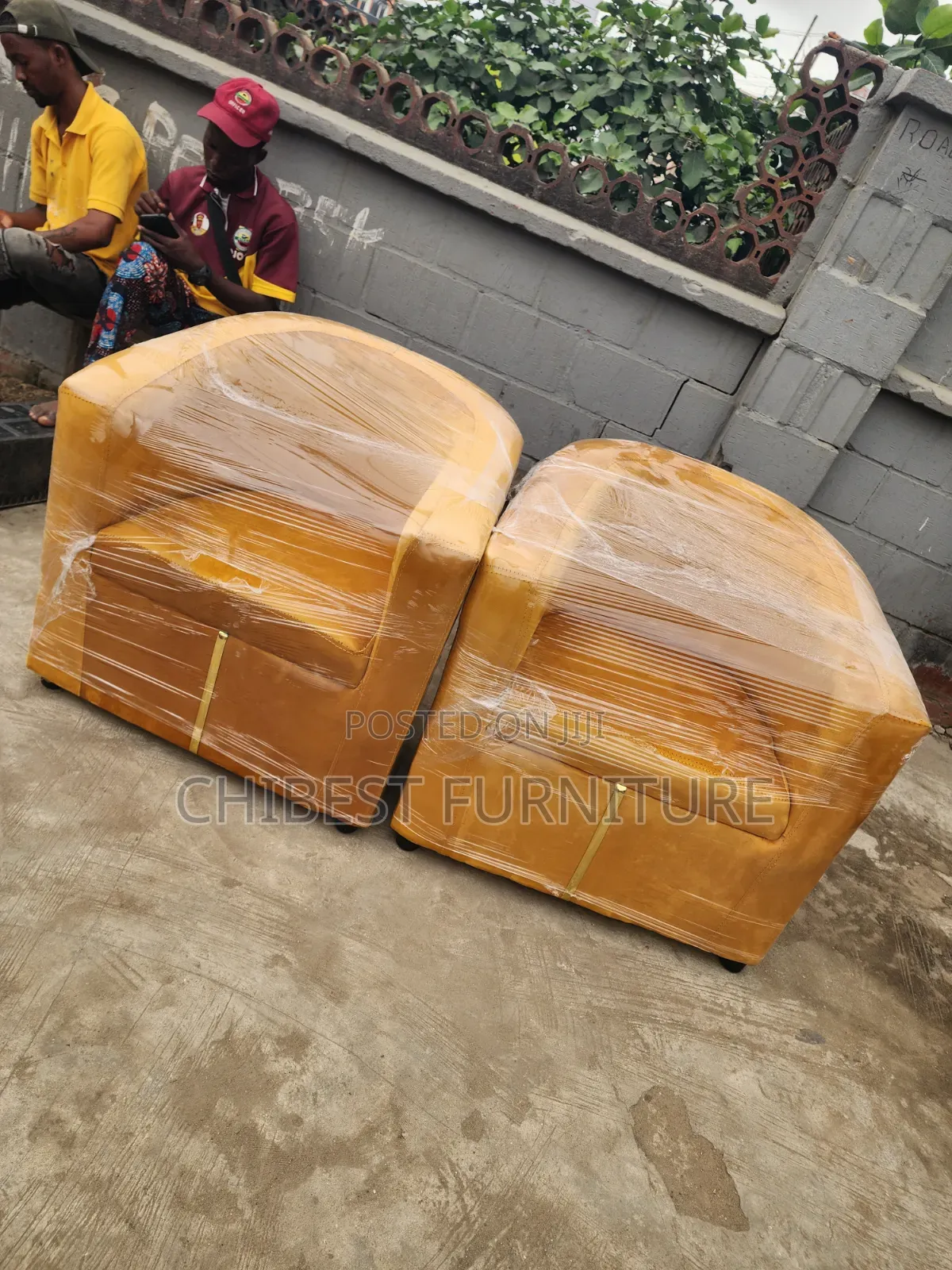 Single Seater Upholstery Padded Sofa Couch