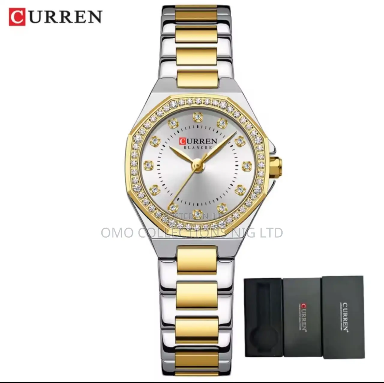 Curren Ladies Chain Watch – Elegant Wristwatch With Original Box Bag