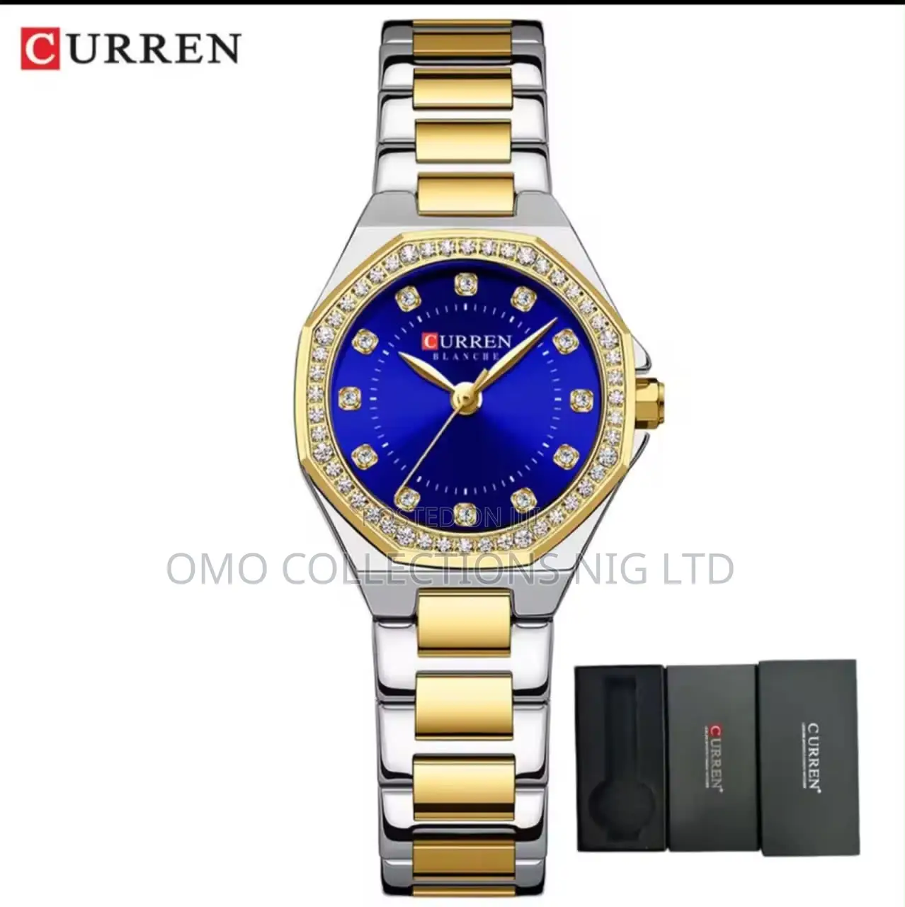 Curren Ladies Chain Watch – Elegant Wristwatch With Original Box Bag