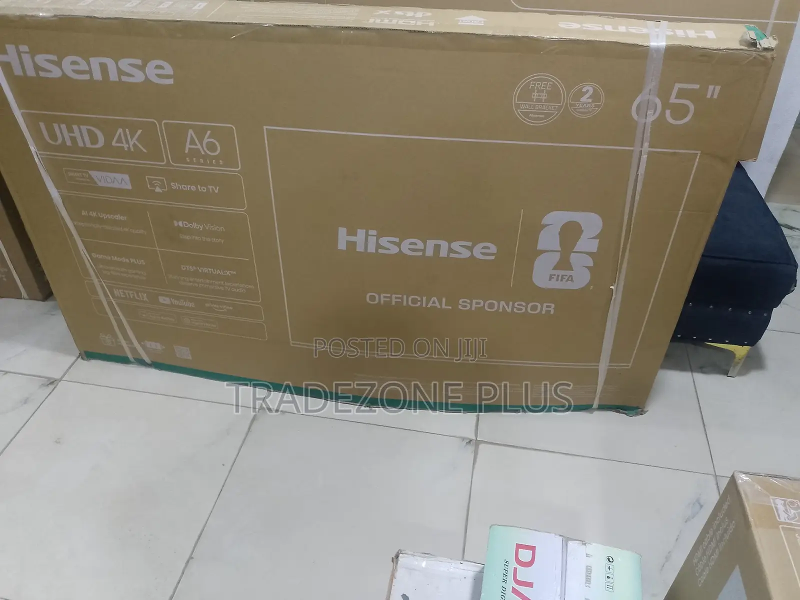 Brand New Hisense 65A6Q 65" Ultra HD Television