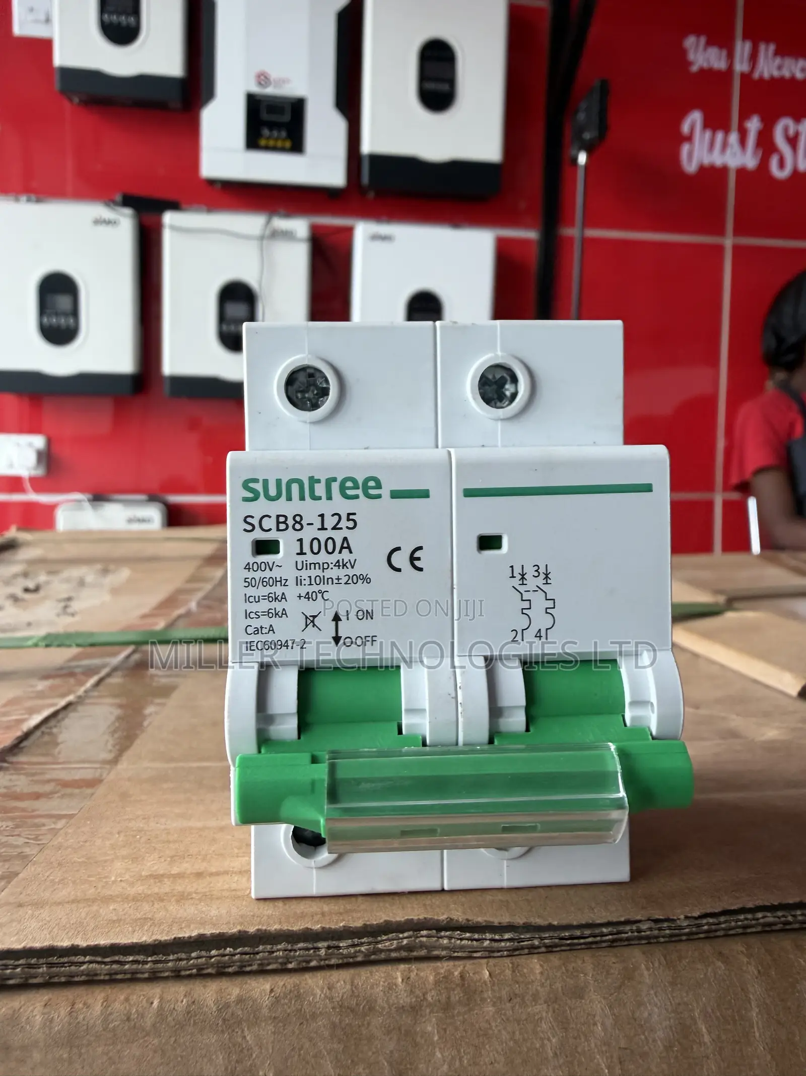 100A Suntree AC Double Pole MCB – SCB8-125