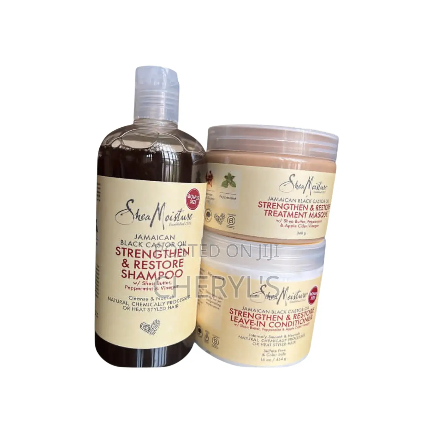 Shea Jamaican Black Castor Oil Strengthen Restore Hair Care Set‎