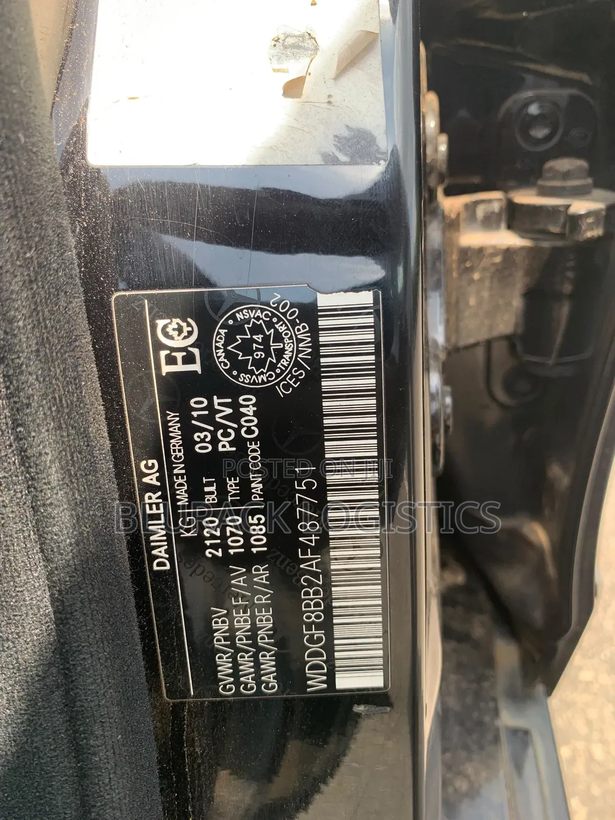 Mercedes-Benz C300 Sport 4Matic Sedan AWD (3.0L 6cyl 7A) 2010 Black