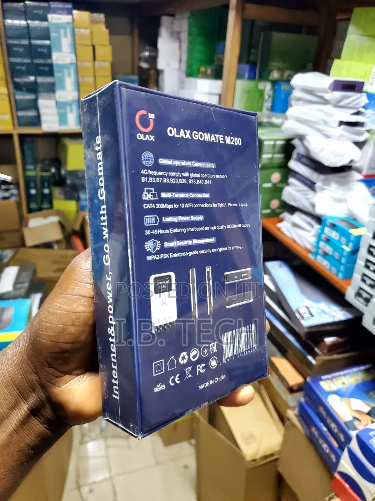 Olax Gomate M200 4G Wifi6 With 10500mah Power Bank