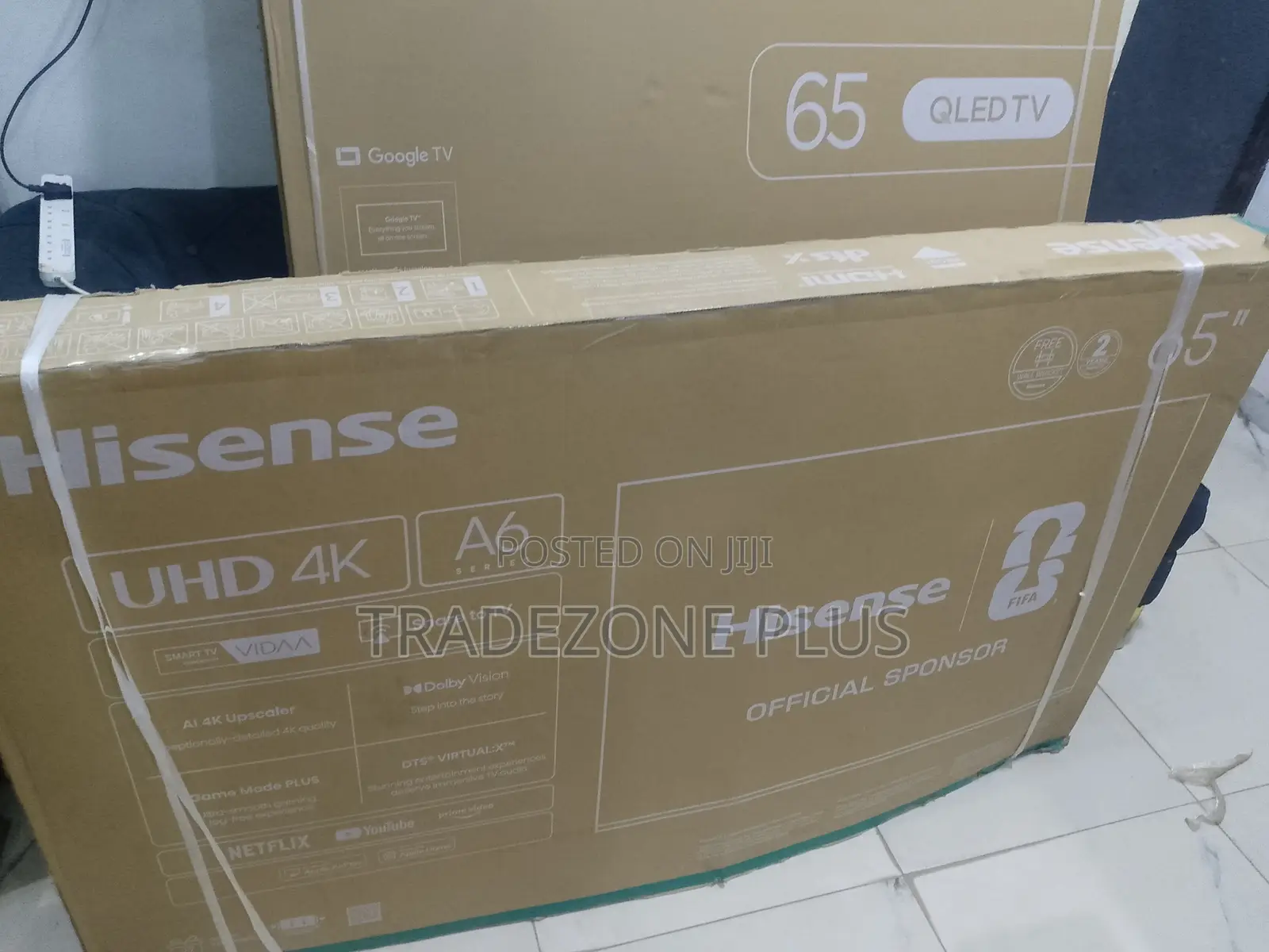 Hisense 65A6Q 65" UHD Smart Television – A6 Series