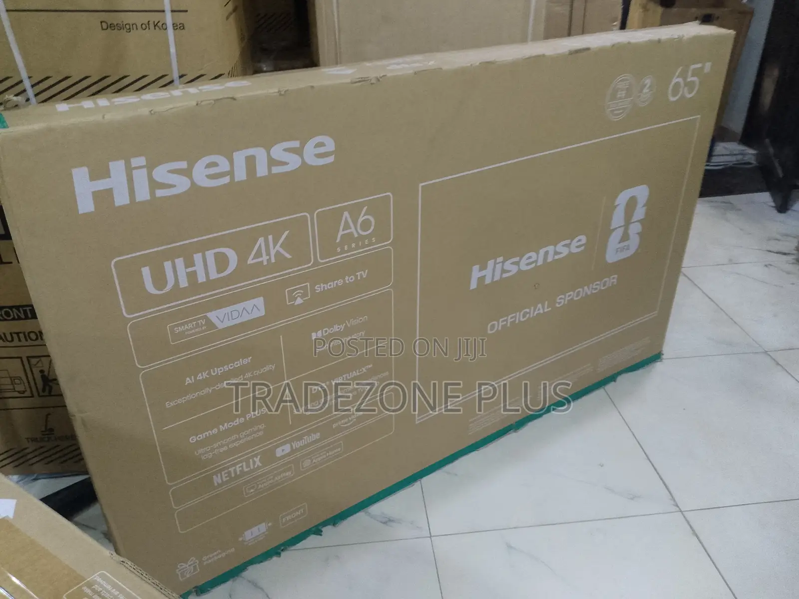 Hisense 65A6Q 65" Large Screen Smart TV