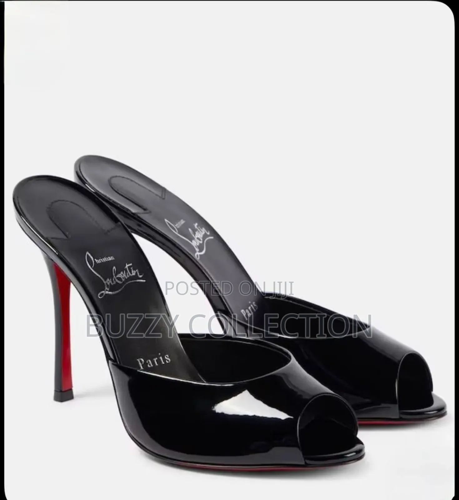 Luxury Christian Louboutin Heeled Slippers