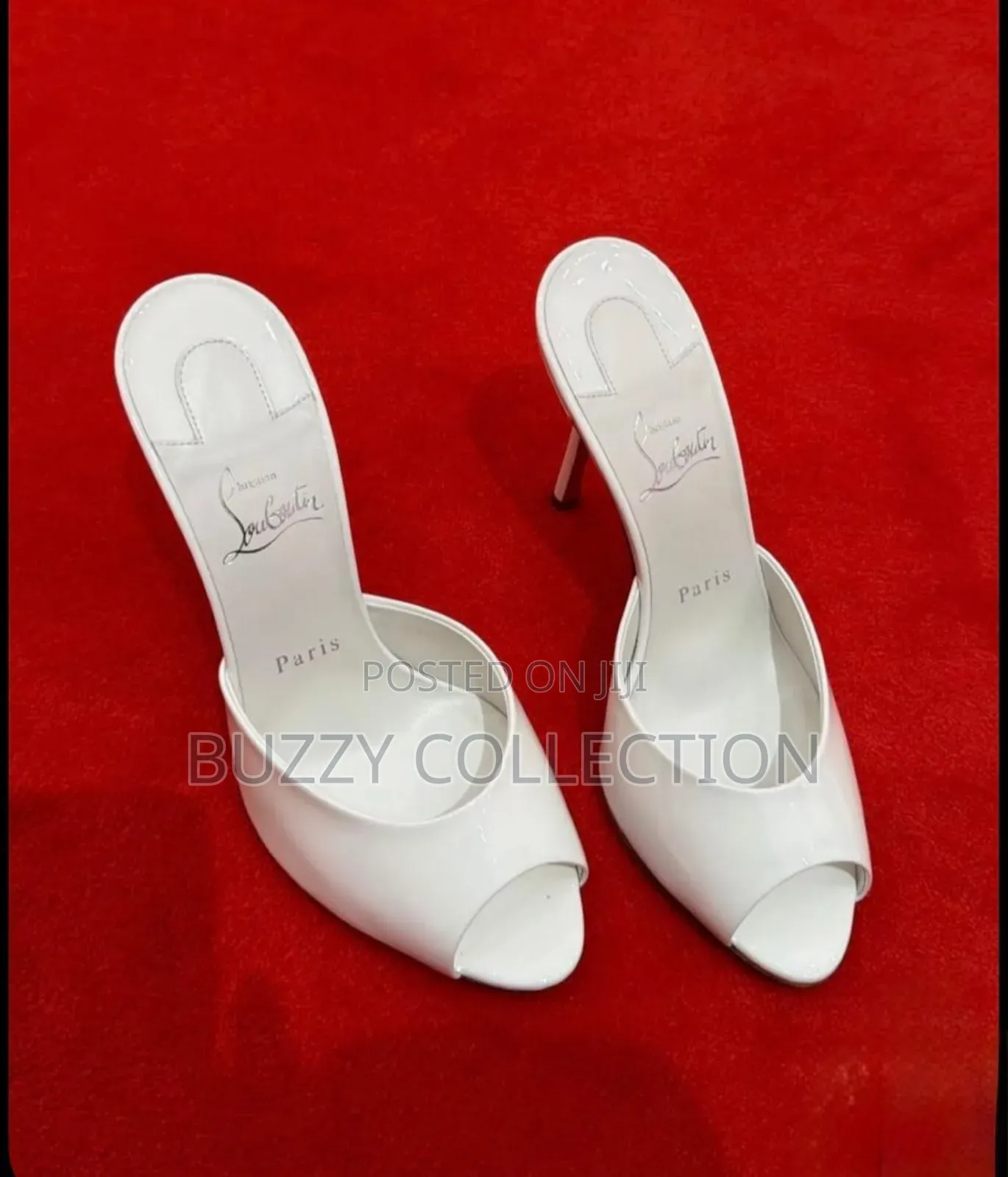 Luxury Christian Louboutin Heeled Slippers