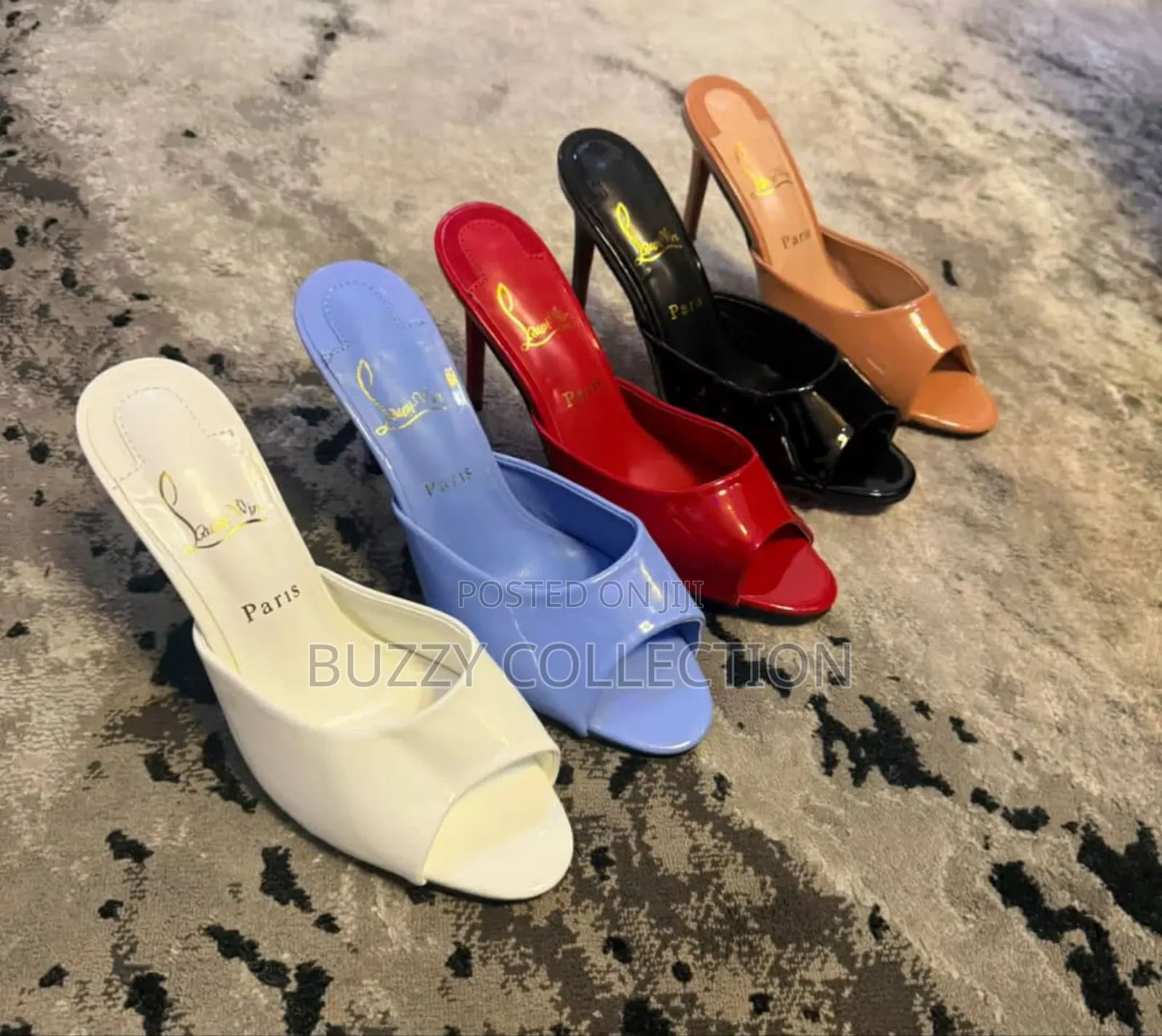 Luxury Christian Louboutin Heeled Slippers