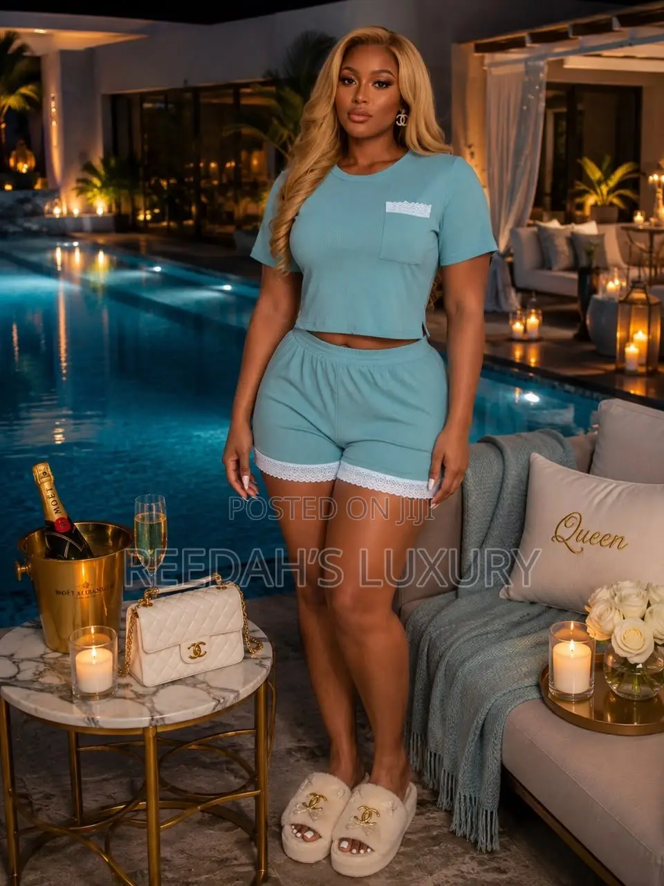 Luxe Silk-Touch Loungewear Set