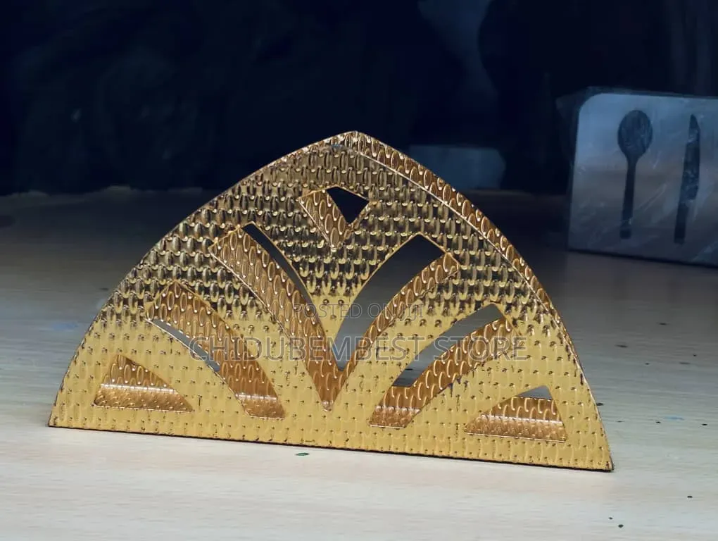 Gold Serviette Holder