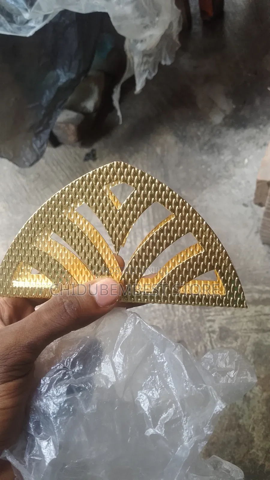 Gold Serviette Holder