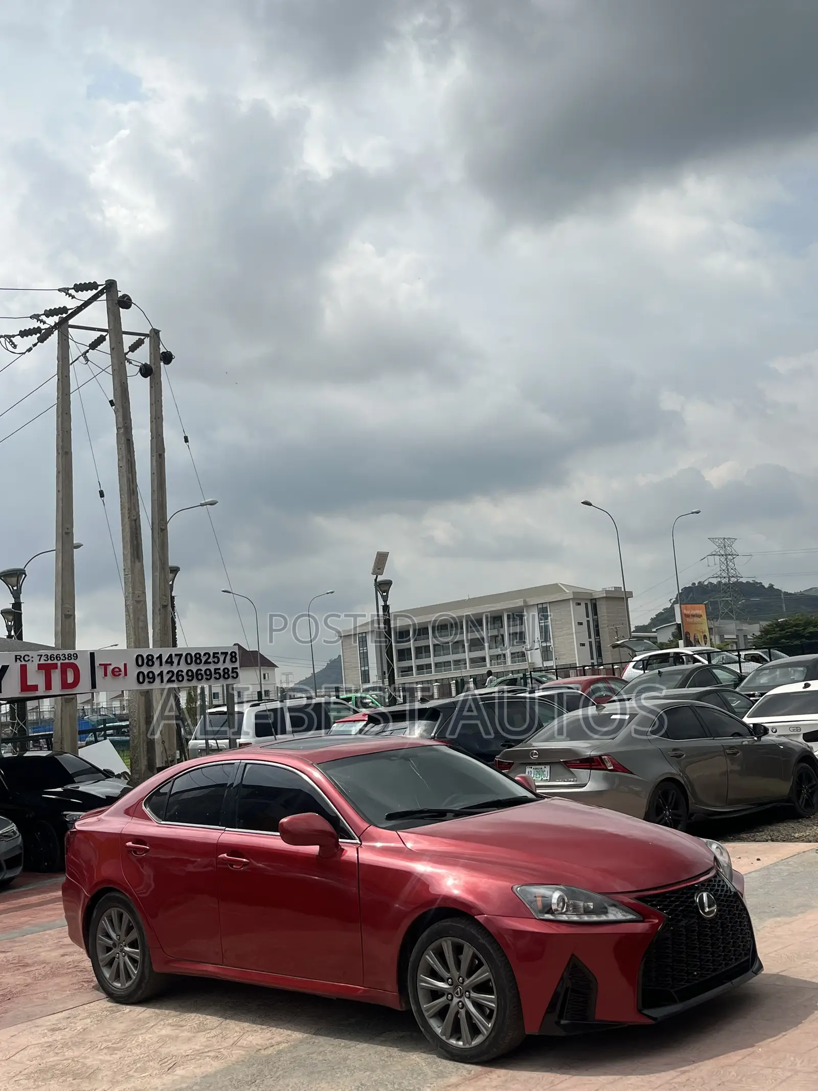 Lexus IS 2006 Red