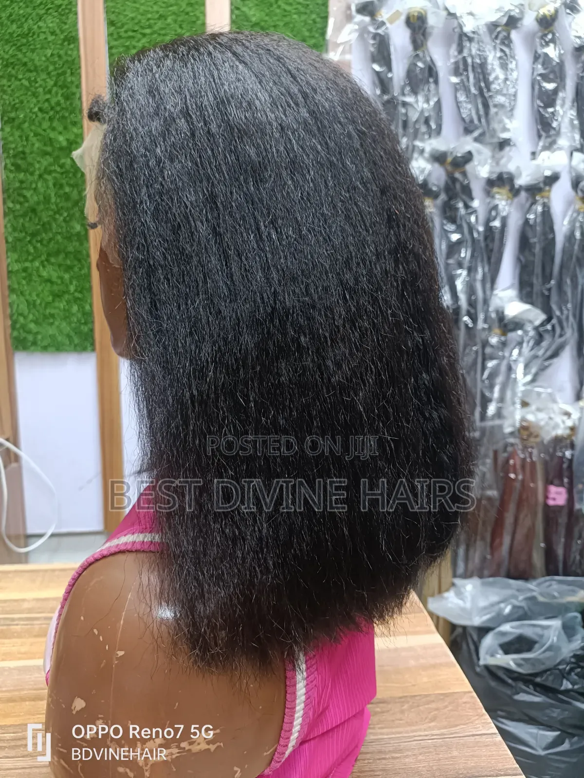 14" Full Frontal Hd Lace Yaki in SDD Quality Human Hair (Ce)