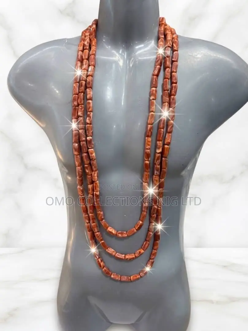 Royal 3-Piece Luxury Men’s Ceremonial Beads – Exquisite Statement Set