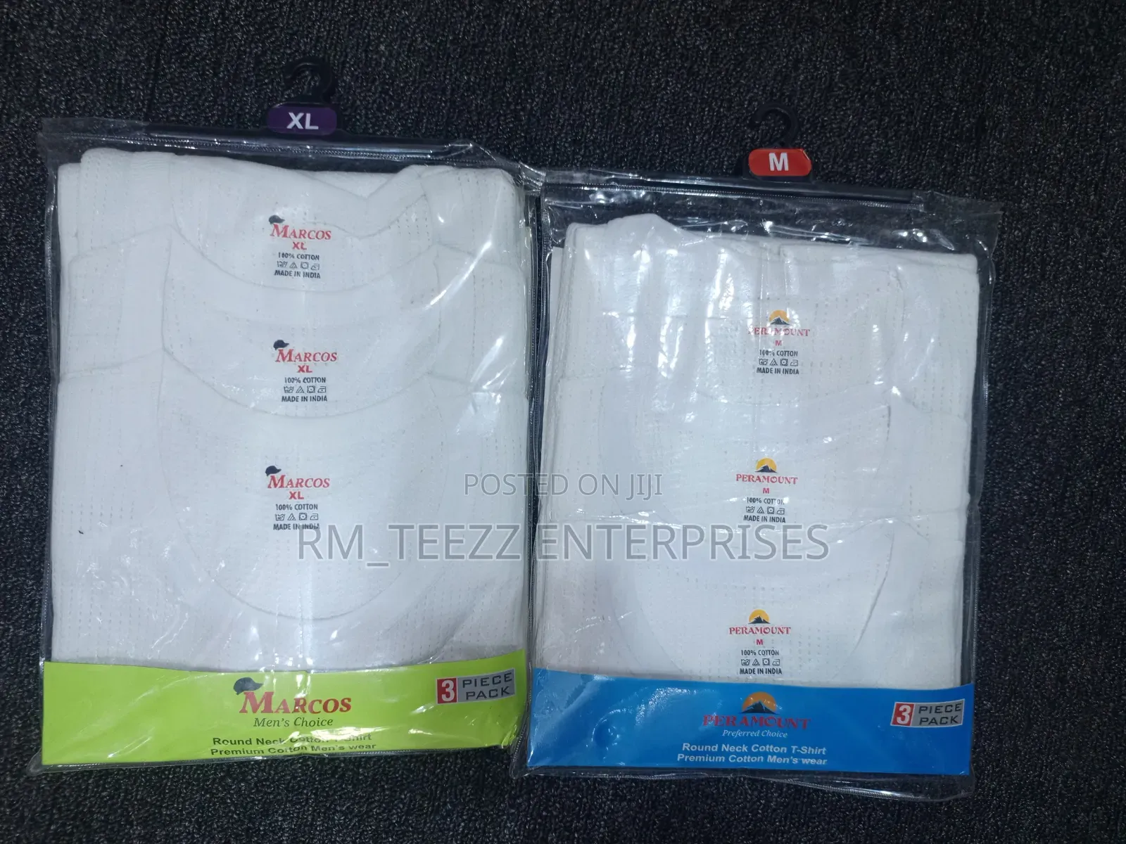 3in1 Men's Cotton Perforated Round Neck T-Shirt