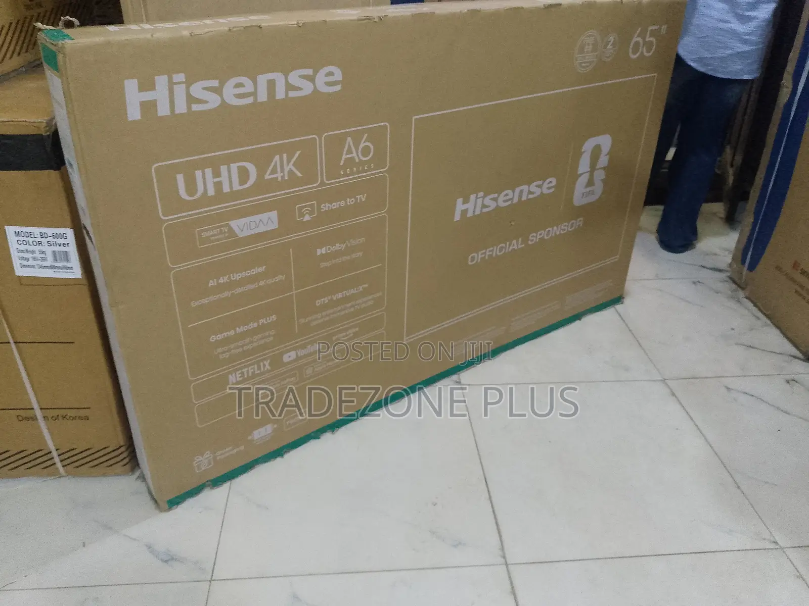 Hisense 65A6Q Smart TV for Movies Sports Gaming