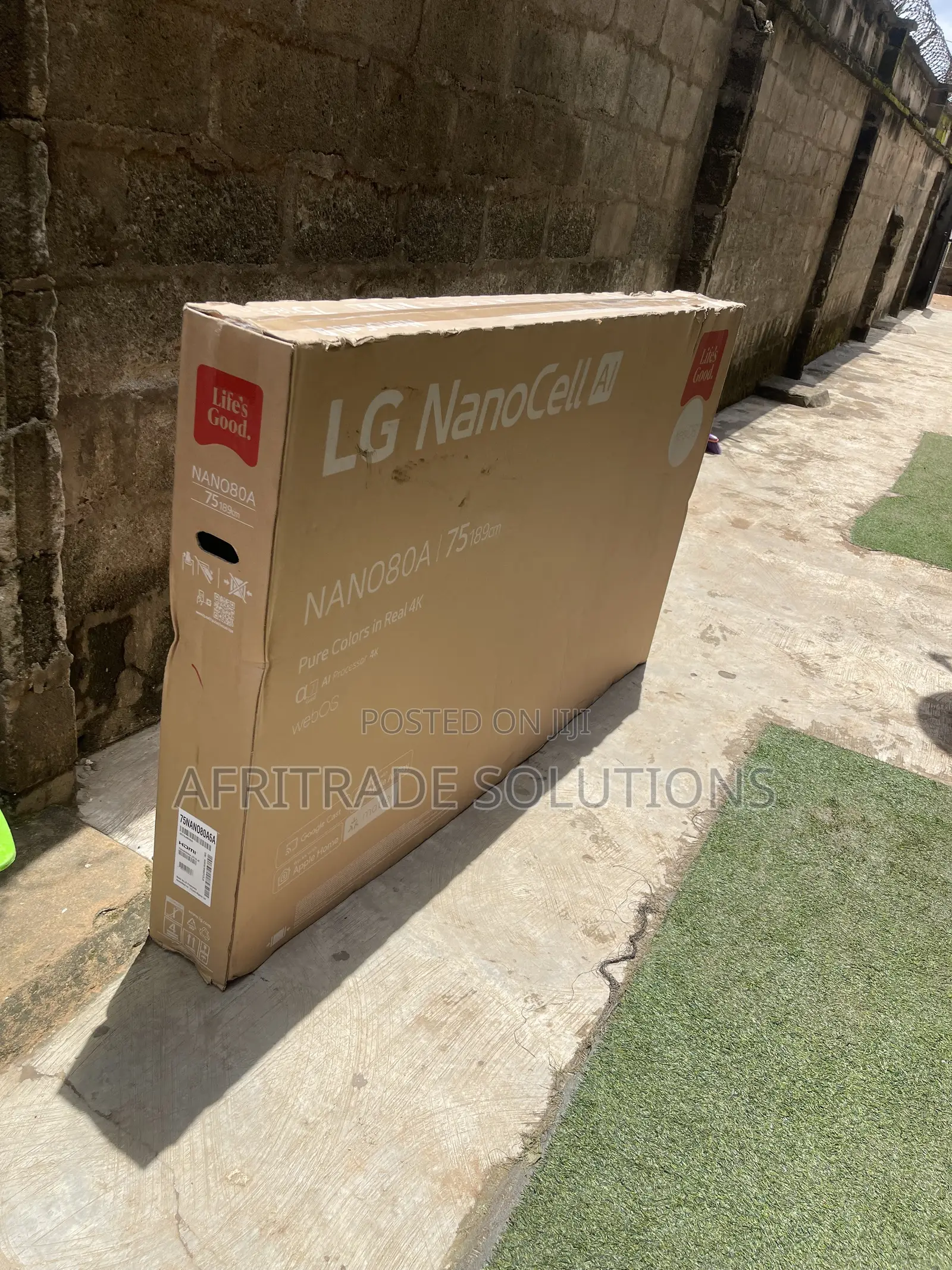 LG 75nano80t6a 75′′ Smart Nanocell TV