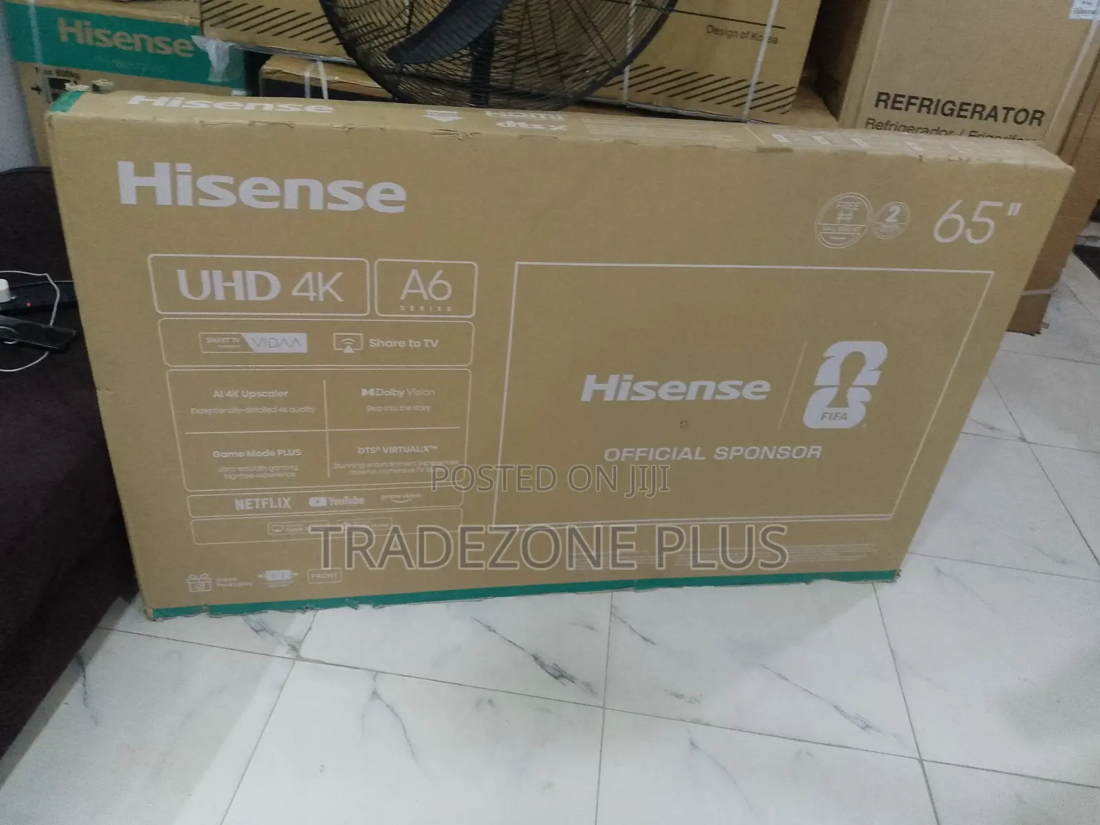 Hisense 65A6Q 65" Stylish Ultra HD Smart TV