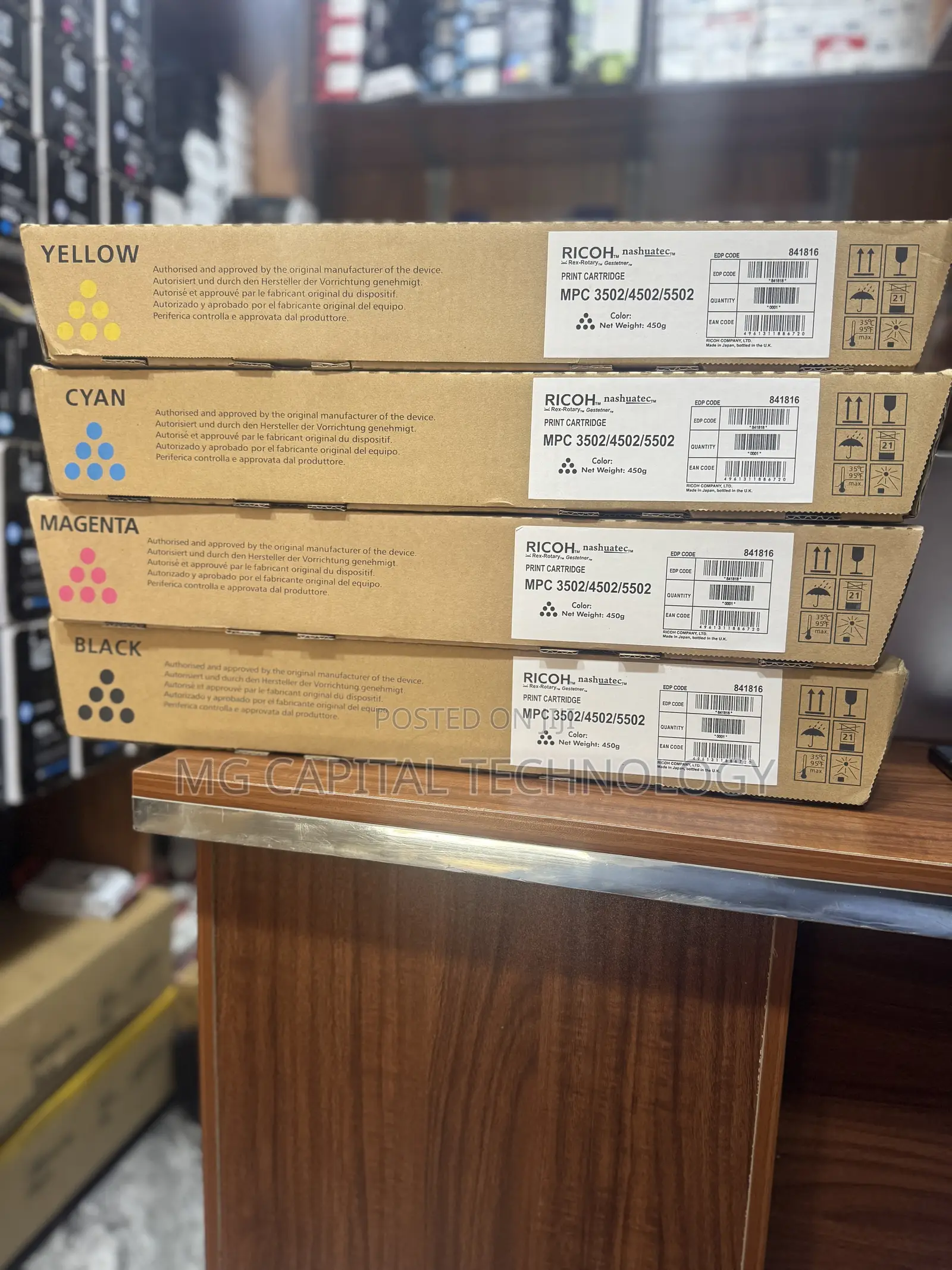 Richo 3502, 4502, 5502 Toner