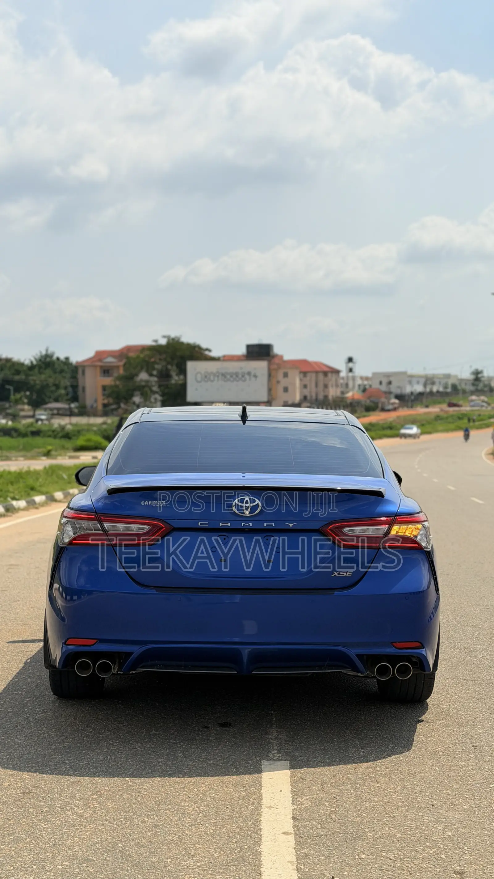 Toyota Camry XSE (2.5L 4cyl 8A) 2019 Blue