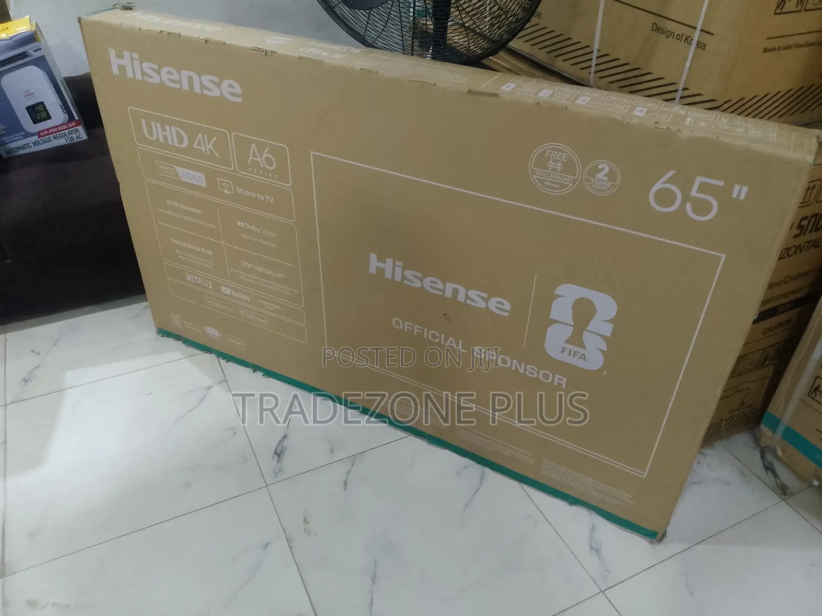 Hisense 65A6Q 65" High Resolution Smart TV