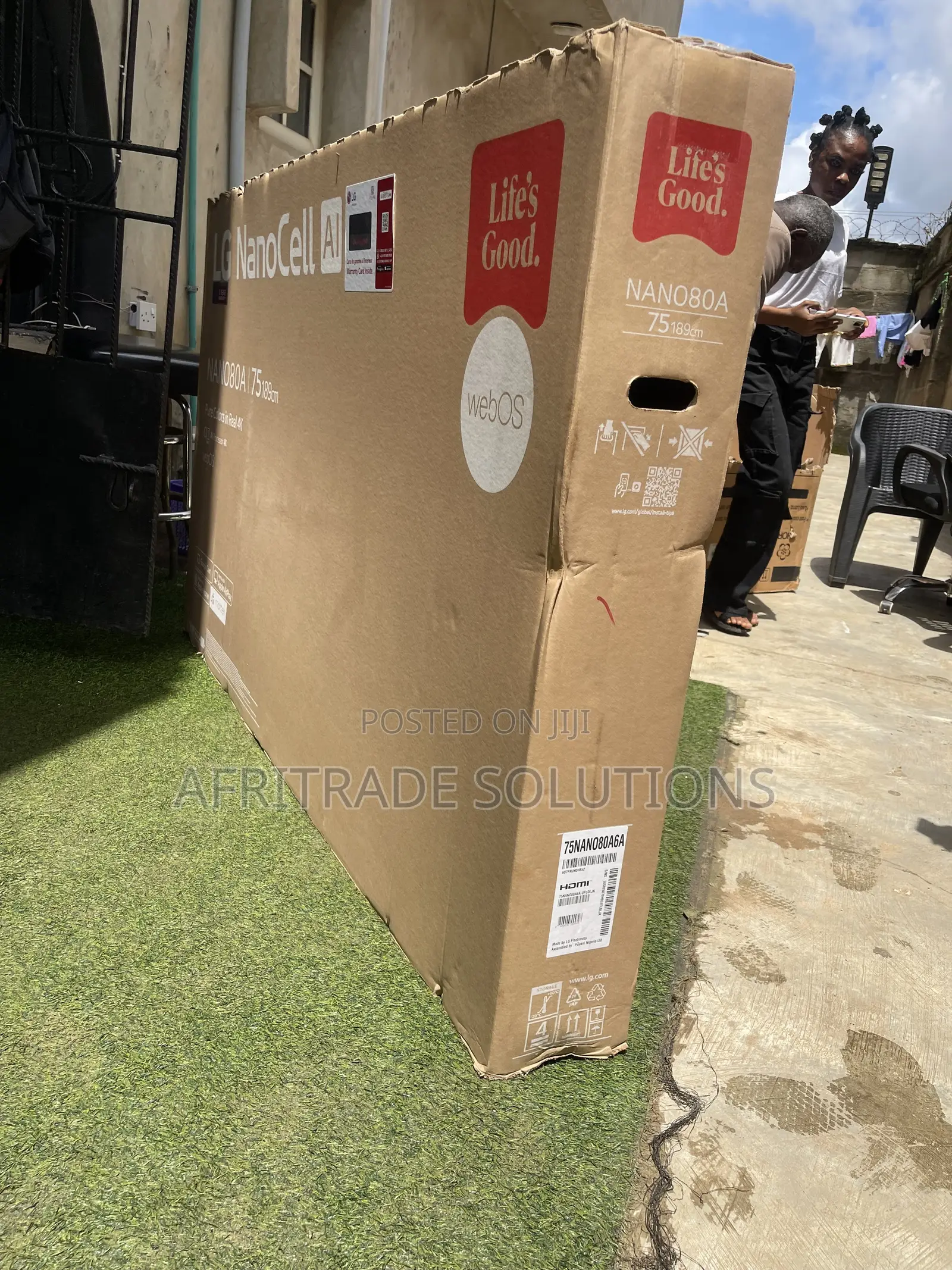 LG 75′′ NanoCell TV 75NANO80T6A – Brand New