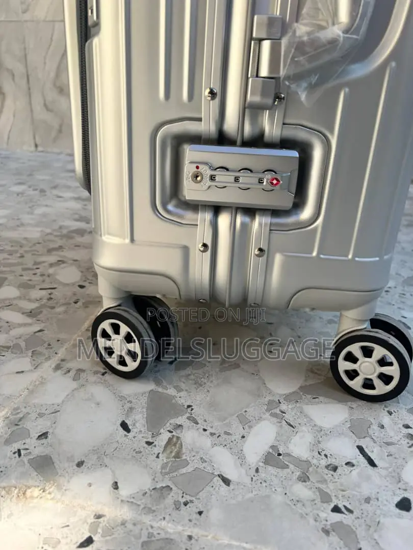 Premium Silver Hard Shell Spinner Luggage