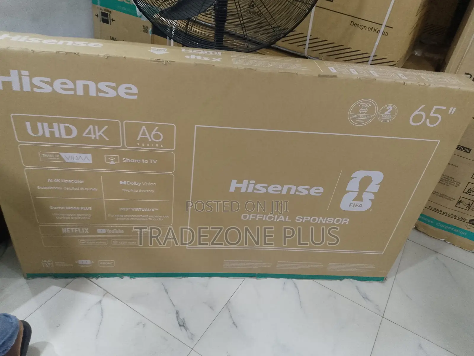 Brand New Hisense 65 Inch UHD A6Q Television