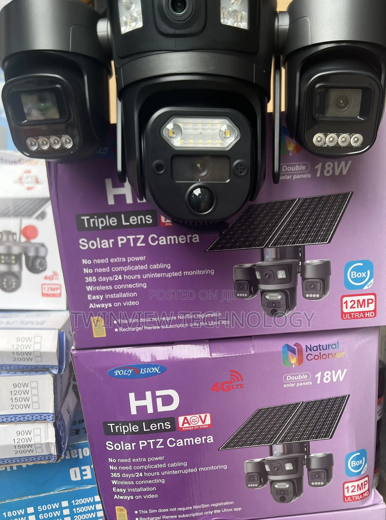 Triple Lens Solar Camera (Ubox)