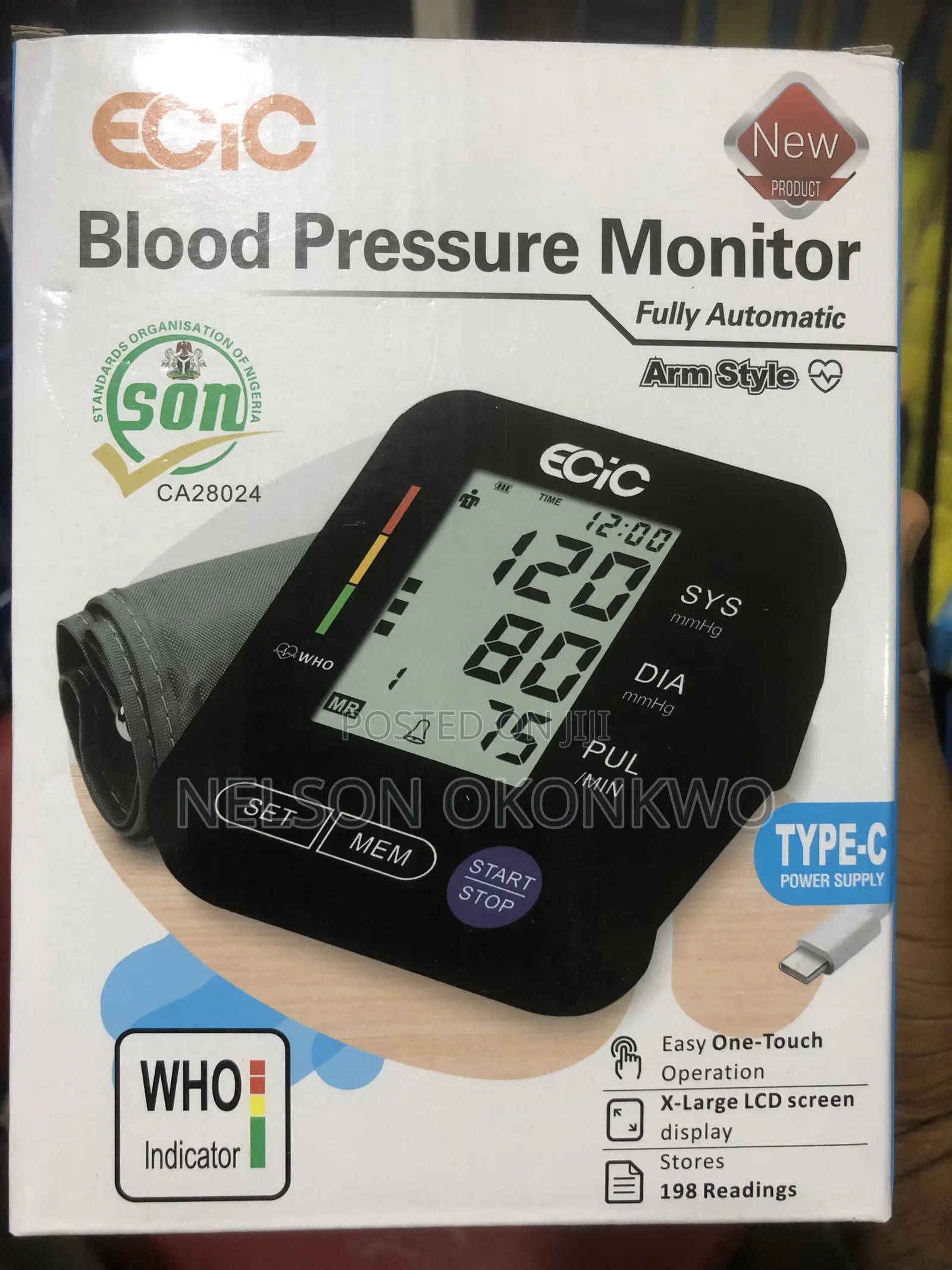 Ecic Blood Pressure Monitor